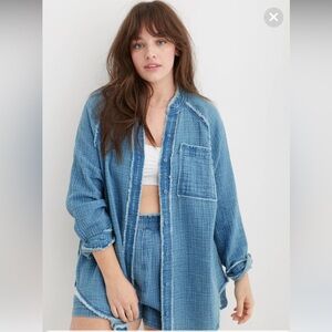 Aerie Pool-To-Party Cover Up - S